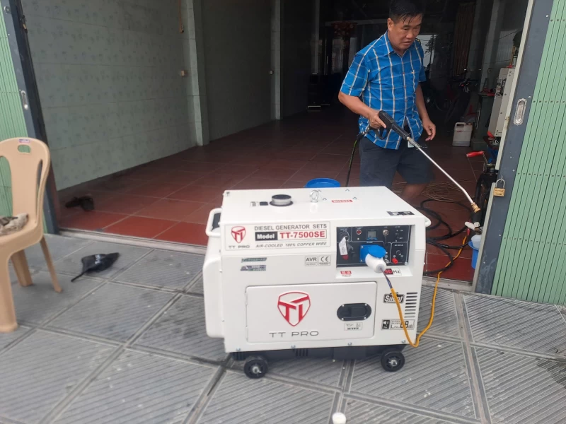 Máy Phát Điện 6Kw Chạy Dầu TTPRO TT-7500SE - Ảnh 6