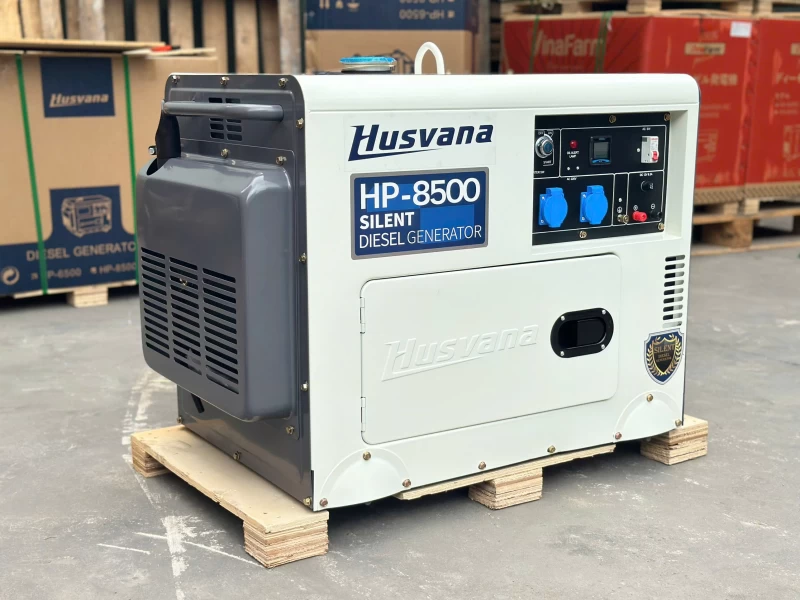 Máy Phát Điện Chạy Dầu 7Kw Husvana HP-8500 - Ảnh 4