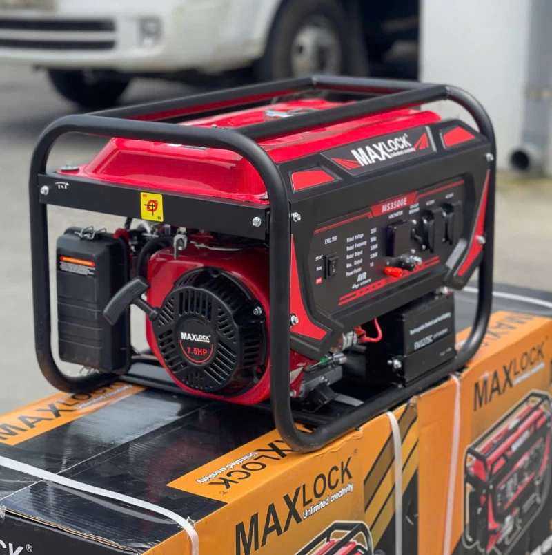 Máy Phát Điện Chạy Xăng 5Kw Maxlock MS6500E Đề - Ảnh 6