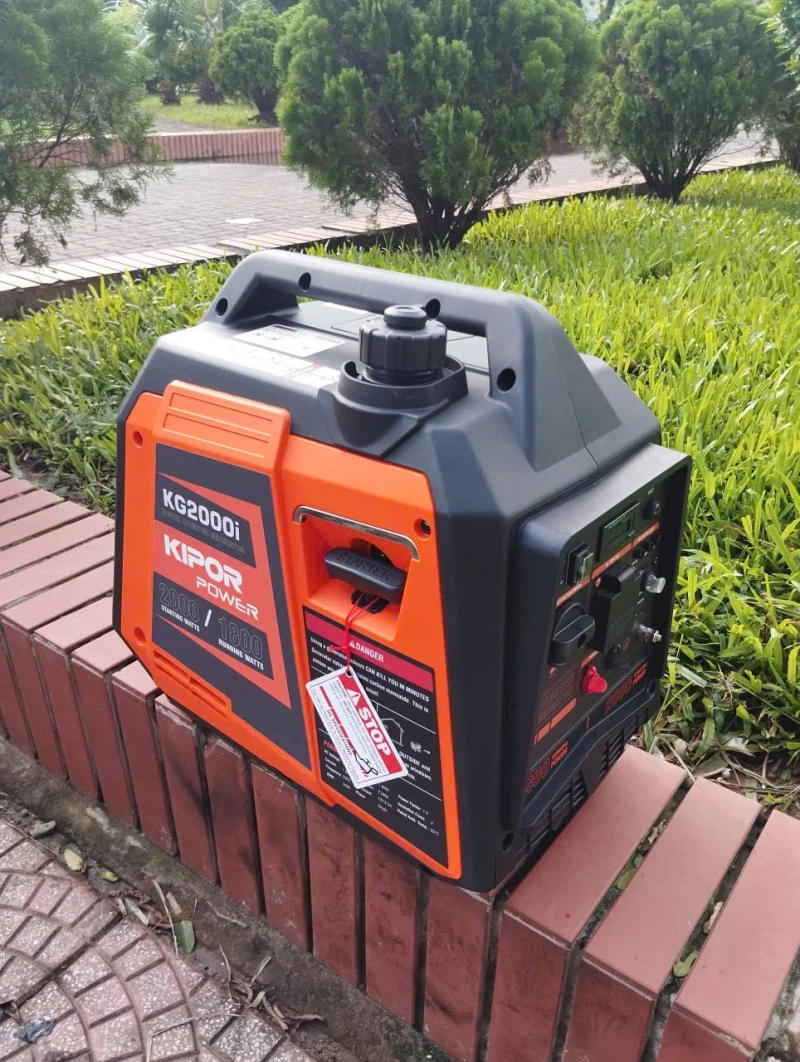 Máy Phát Điện Chạy Xăng Inverter 2Kw Kipor KG2000i Siêu Cách Âm - Ảnh 6
