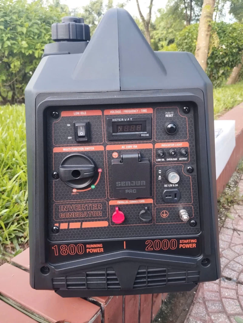 Máy Phát Điện Chạy Xăng Inverter 2Kw Kipor KG2000i Siêu Cách Âm - Ảnh 4