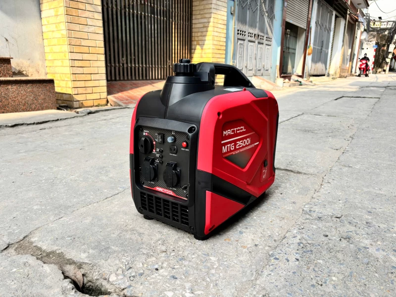 Máy Phát Điện Chạy Xăng Inverter 2Kw Mactool MTG-2500i Siêu Cách Âm - Ảnh 4