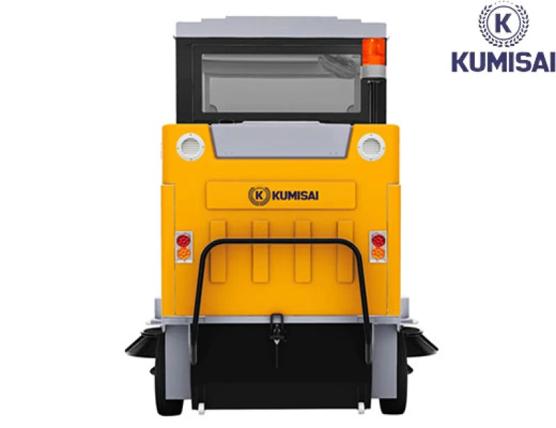 Máy quét rác công nghiệp ngồi lái Kumisai KMS 1900A - Ảnh 2