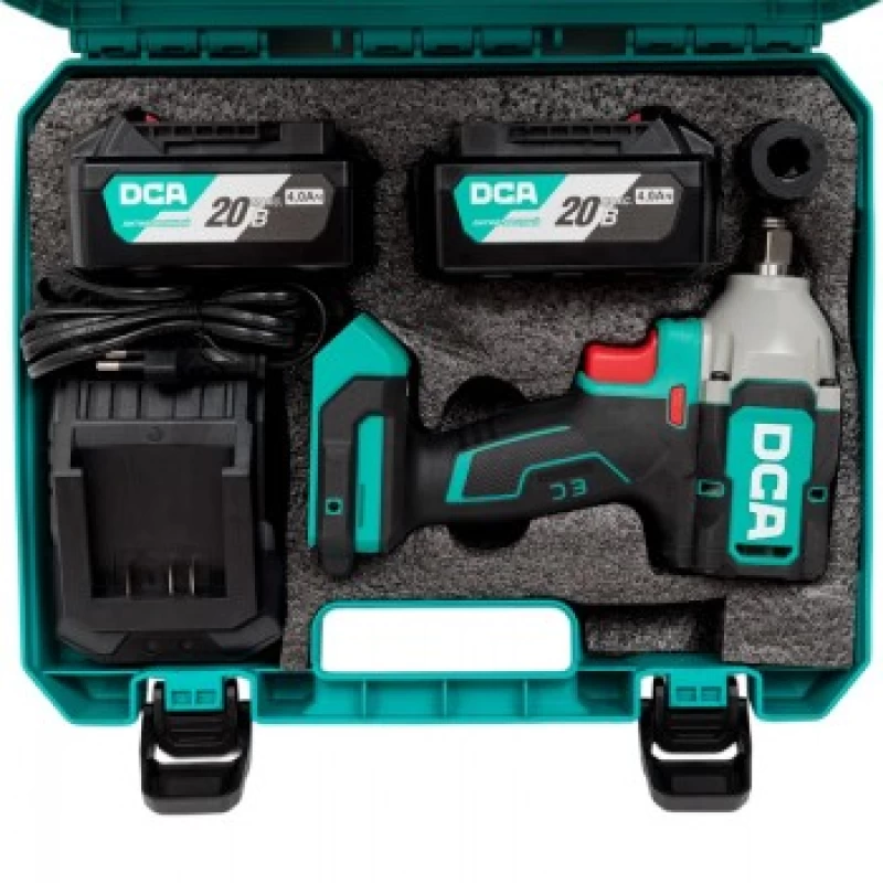 Máy siết bu lông dùng pin 20V DCA ADPB320EM ( 2 Pin 4.0Ah, 1 Sạc) - Ảnh 4
