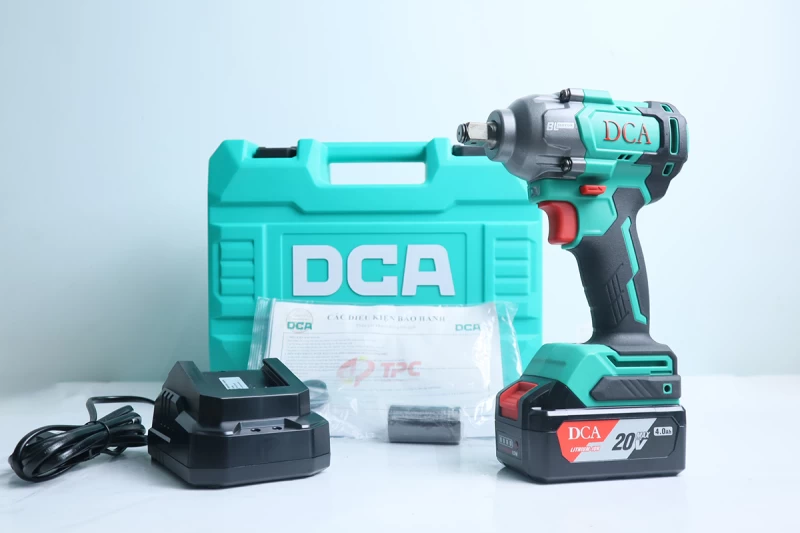 Máy Siết Bu Lông Dùng Pin DCA ADPB488 (TYPE DM) BLDC - Thân Máy, 1 Pin 20V 4ah, Sạc, Hộp Nhựa - Ảnh 2