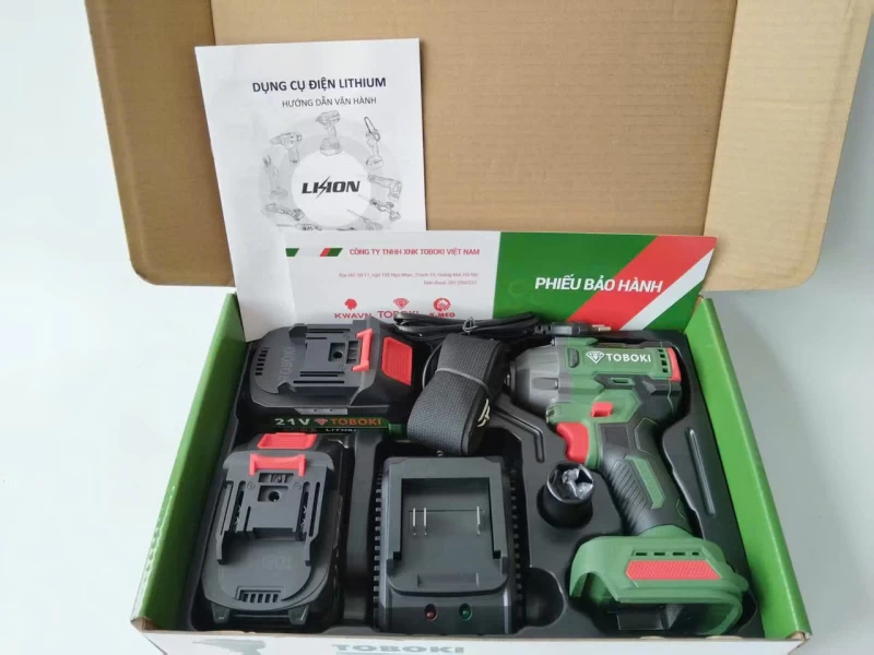 Máy Siết Bu Lông Pin Toboki 21V TK-IW330 - Ảnh 1