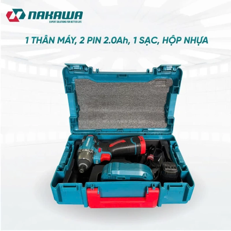 Máy siết vít pin NAKAWA NK-VD16/140PLUS - Ảnh 6
