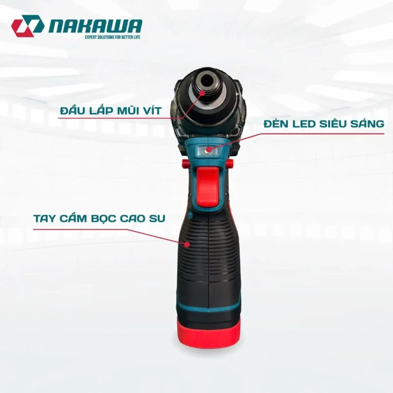 Máy siết vít pin NAKAWA NK-VD16/140PLUS - Ảnh 3