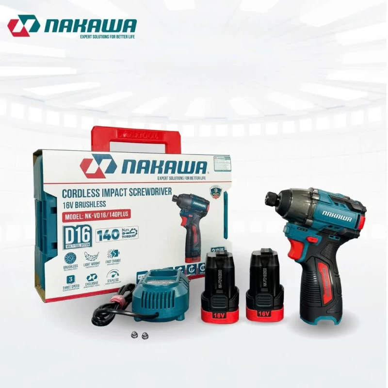 Máy siết vít pin NAKAWA NK-VD16/140PLUS - Ảnh 7
