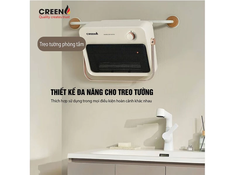 Máy sưởi gốm PTC Creen CR-H38C - Ảnh 2