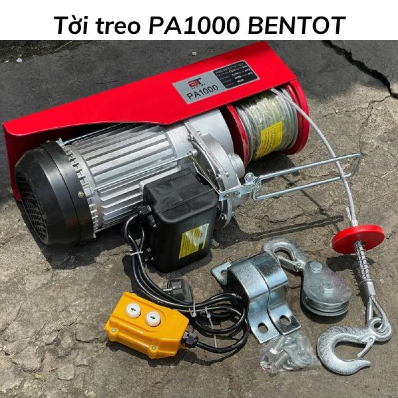 Máy tời treo BENTOT PA1000-30m tải trọng 500-1000kg - Ảnh 2