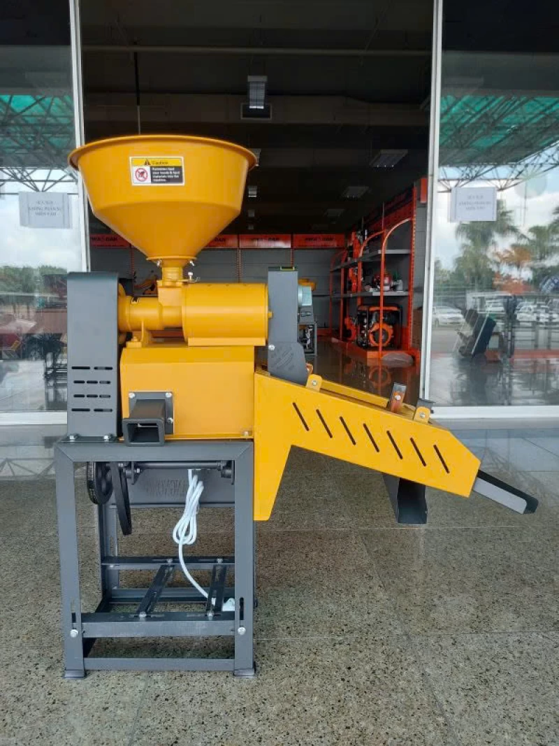 Máy Xát Mini Chạy Motor Có Sàng Sạn KHANGNONG-64S - Thumbnail 1