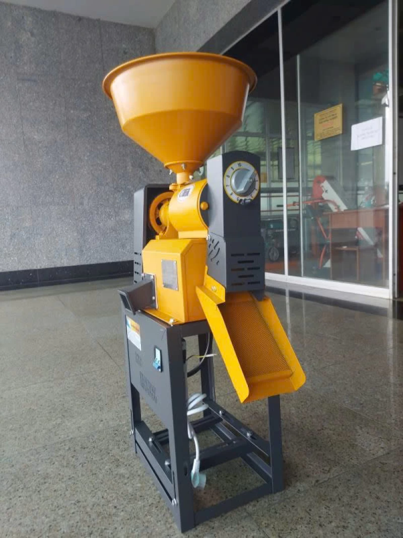 Máy Xát Mini Chạy Motor Không Sàng Sạn KHANGNONG-64 - Ảnh 4