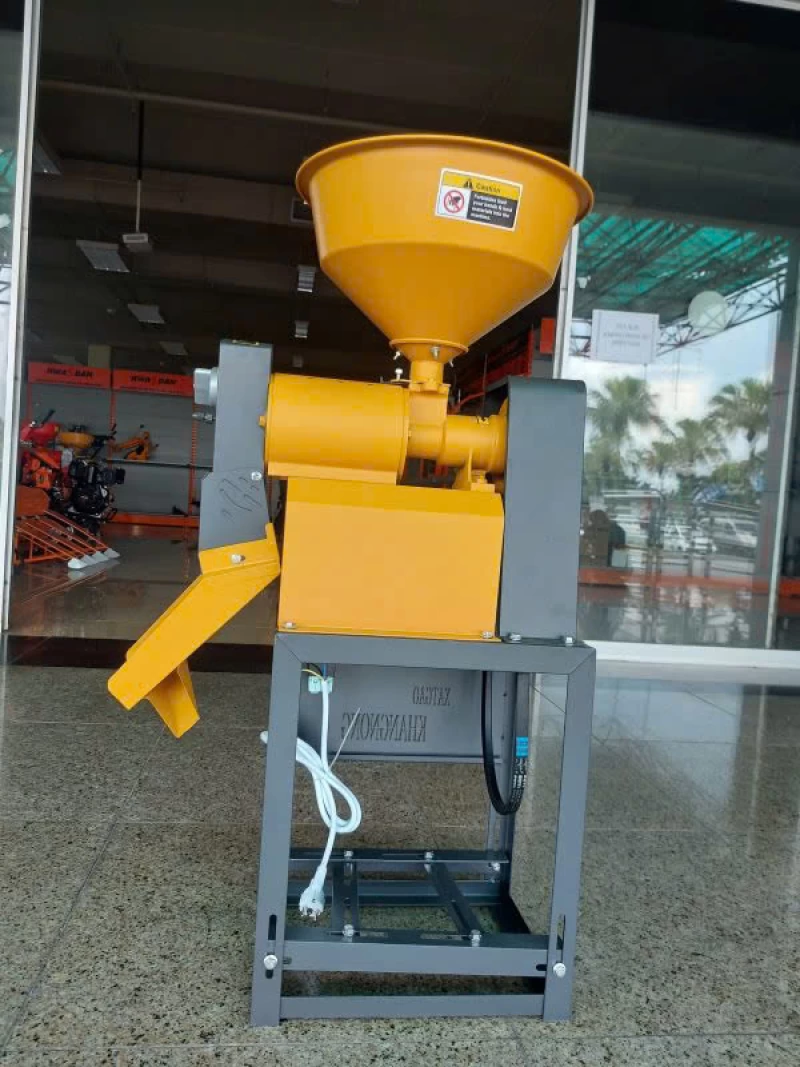Máy Xát Mini Chạy Motor Không Sàng Sạn KHANGNONG-64 - Ảnh 1