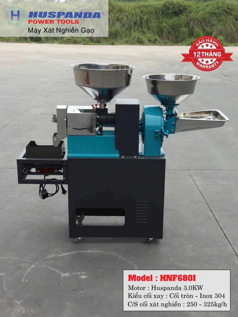 Máy Xát Nghiền Gạo Huspanda HNF-680I - Ảnh 5