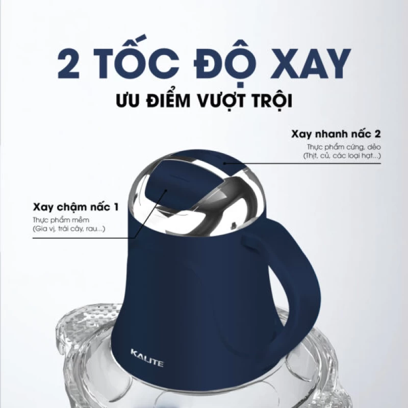 Máy xay thịt KALITE KM355 đa năng dung tích 2L - Ảnh 6
