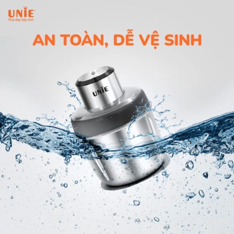 Máy xay thịt Unie UE226 dung tích 2.5L, 2 cối xay đa năng, trục bóc hành, tỏi, đánh ruốc tiện lợi - Ảnh 3
