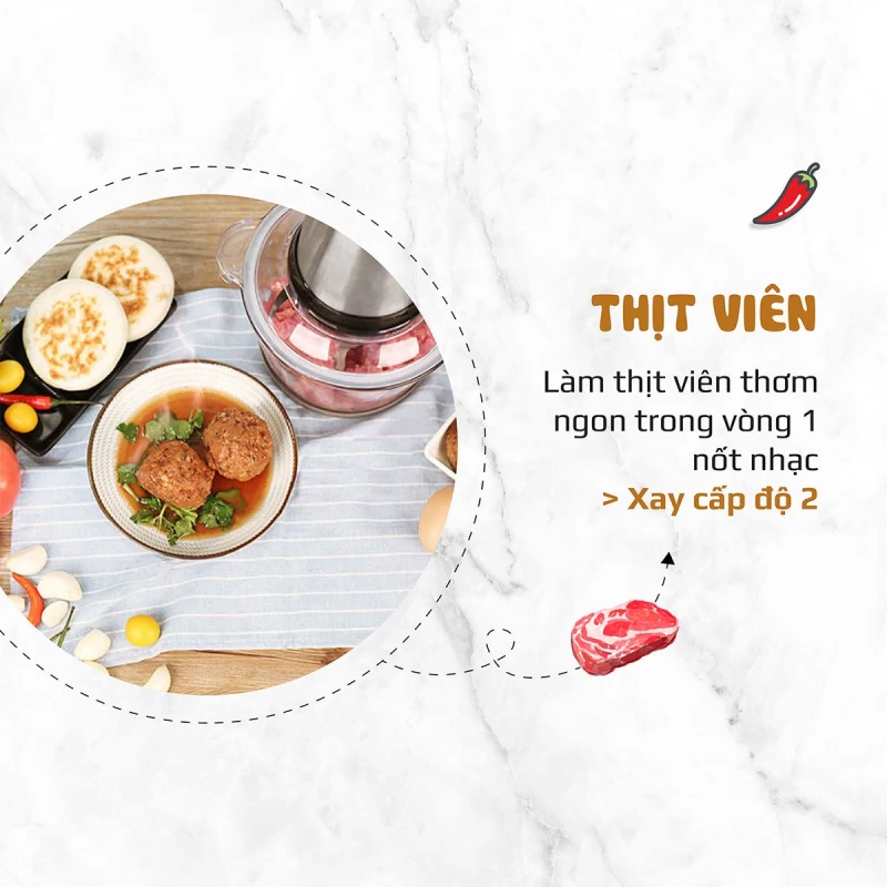 Máy Xay Thực Phẩm Đa Năng OLIVO FC21 - Dung Tích 2.1L - Công Suất 500W - Ảnh 12