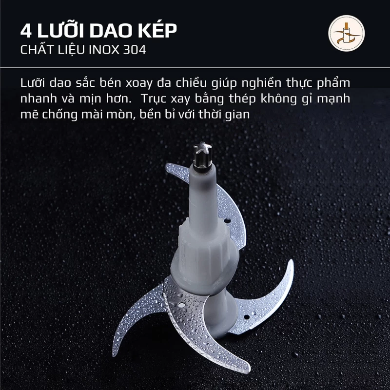 Máy Xay Thực Phẩm Đa Năng OLIVO FC21 - Dung Tích 2.1L - Công Suất 500W - Ảnh 10