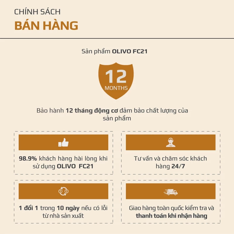 Máy Xay Thực Phẩm Đa Năng OLIVO FC21 - Dung Tích 2.1L - Công Suất 500W - Ảnh 3