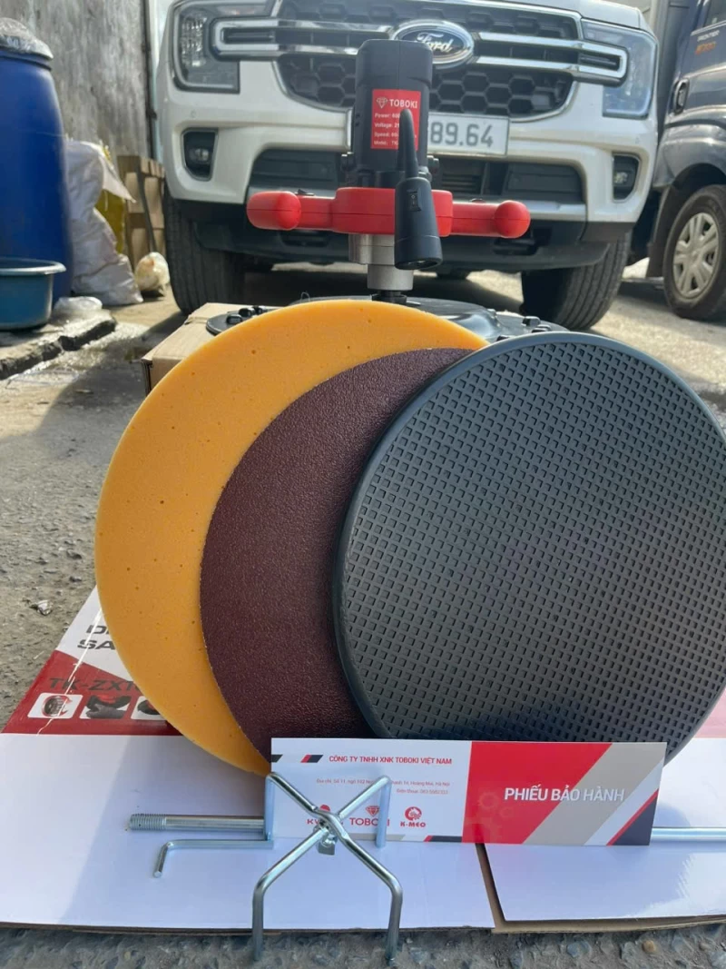 Máy Xoa Vữa Có Đèn 1600W Toboki TK-ZX1600 - Ảnh 4