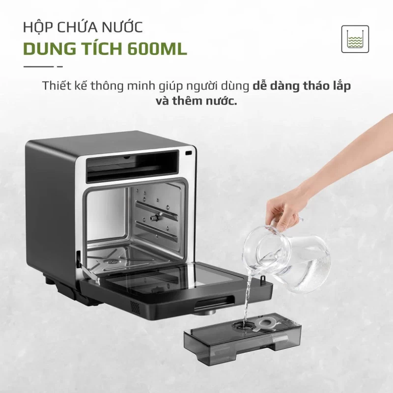 Nồi Chiên Hấp Đa Năng OLIVO SF16 PRO 2025 - 70 Chế Độ Cài Sẵn, Toàn Bộ Khoang Nồi Và Phụ Kiện Bằng Inox 304 Cao Cấp, Dung Tích 16L, Vệ Sinh Dễ Dàng - Ảnh 26