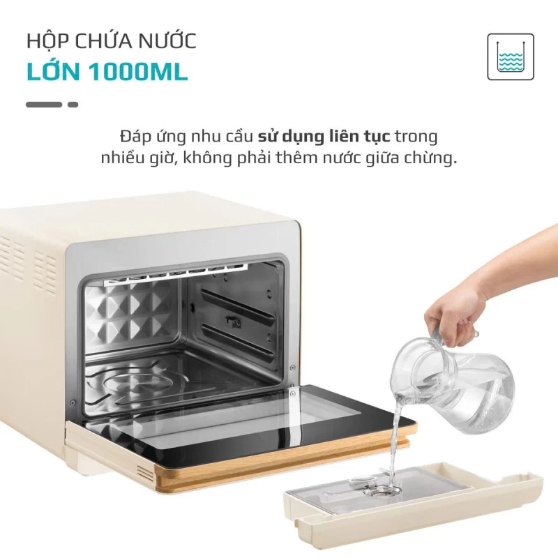 Nồi Chiên Hấp Đa Năng OLIVO SF20 PRO - Dung tích vượt trội 20L, Ứng dụng công nghệ hiện đại bậc nhất - Hấp Nano Steam/Chiên Eco Fry, 70 Chế Độ Cài Sẵn,Vệ Sinh Dễ Dàng - Ảnh 6