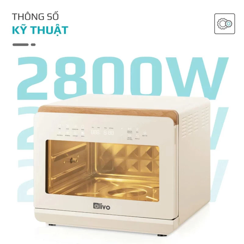 Nồi Chiên Hấp Đa Năng OLIVO SF20 PRO - Dung tích vượt trội 20L, Ứng dụng công nghệ hiện đại bậc nhất - Hấp Nano Steam/Chiên Eco Fry, 70 Chế Độ Cài Sẵn,Vệ Sinh Dễ Dàng - Ảnh 37