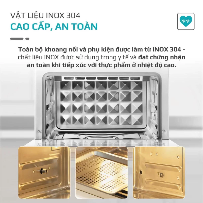 Nồi Chiên Hấp Đa Năng OLIVO SF20 PRO - Dung tích vượt trội 20L, Ứng dụng công nghệ hiện đại bậc nhất - Hấp Nano Steam/Chiên Eco Fry, 70 Chế Độ Cài Sẵn,Vệ Sinh Dễ Dàng - Ảnh 28