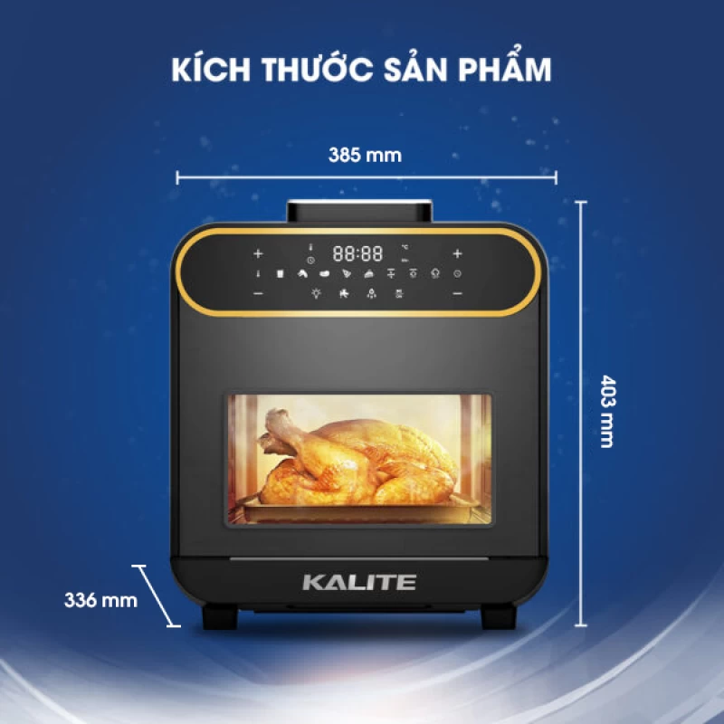 Nồi chiên hơi nước KALITE STEAM PRO 15 lít, 3 trong 1 - Ảnh 5