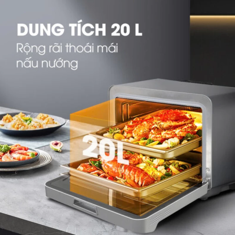 Nồi chiên hơi nước KALITE STEAM ULTRA 360, dung tích 20l, 4in, công nghệ SteamTech Fusion 360 - Ảnh 8