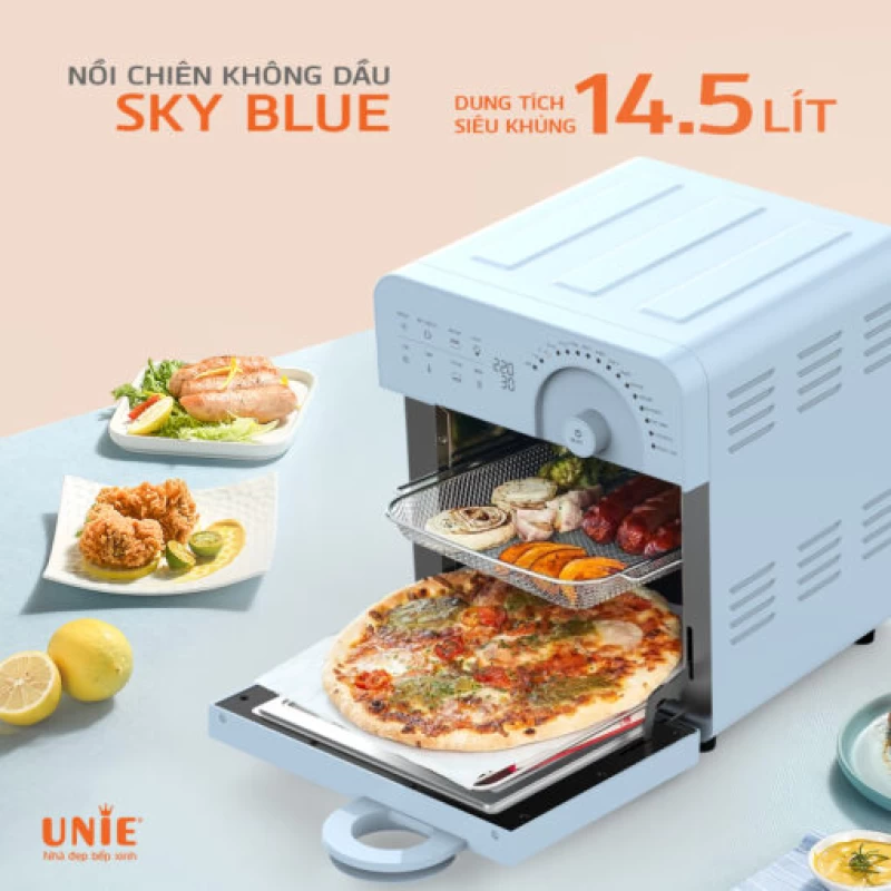 Nồi chiên không dầu UNIE SKY BLUE - Ảnh 11