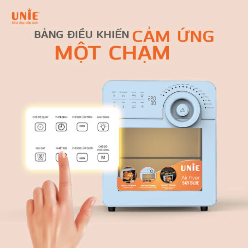 Nồi chiên không dầu UNIE SKY BLUE - Ảnh 1