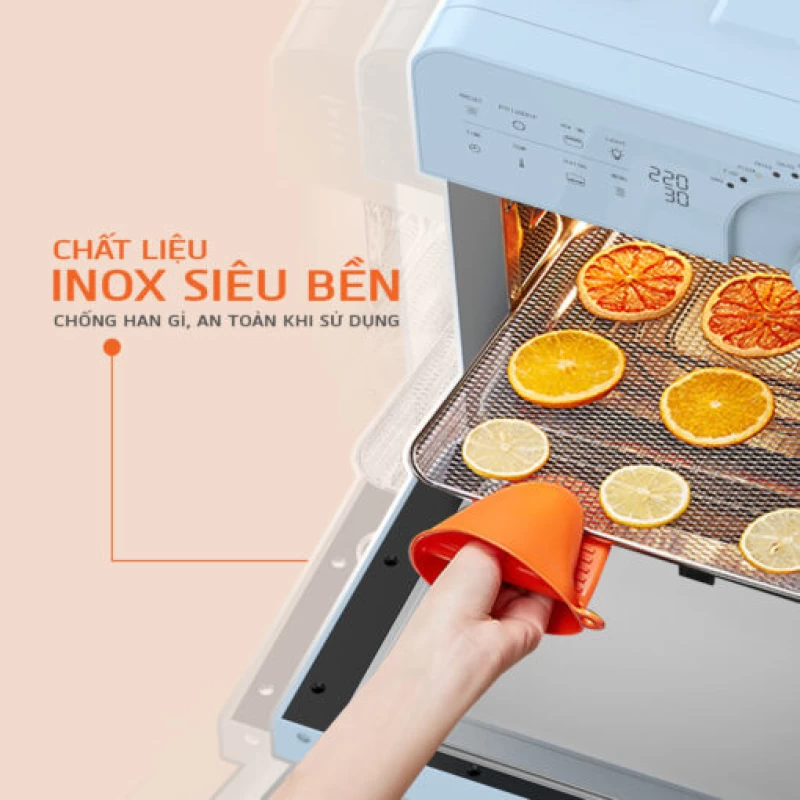 Nồi chiên không dầu UNIE SKY BLUE - Ảnh 5