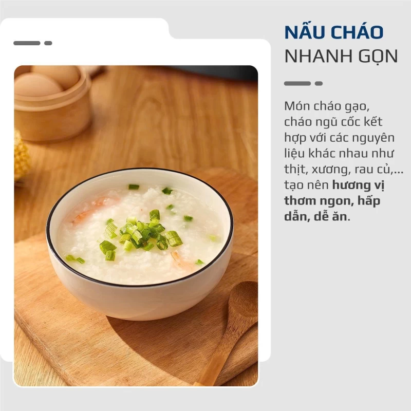 Nồi Cơm Điện OLIVO RC86 Titanium – Lòng Nồi INOX 304 Chống Dính Tự Nhiên, Nấu Cơm Ngon, Thiết Kế Tinh Tế, Sang Trọng - Ảnh 18