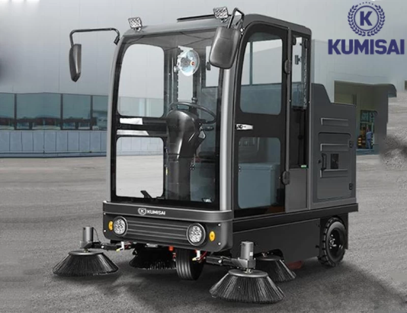 Xe quét đường ngồi lái Kumisai KMS-S11 - Ảnh 1