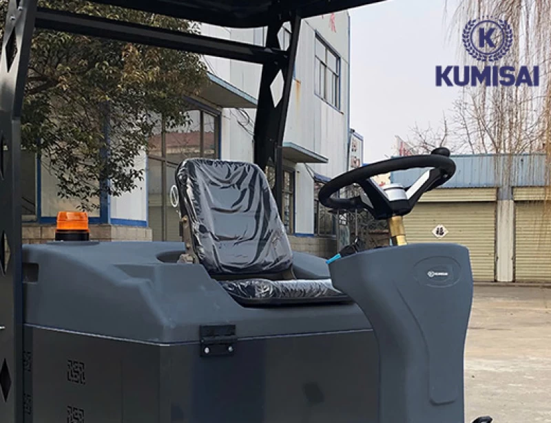 Xe quét rác ngồi lái Kumisai KMS-1400E - Ảnh 3