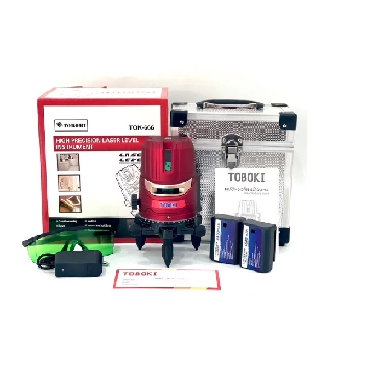Máy Cân Bằng Laser Toboki TK-666 5 Tia Xanh
