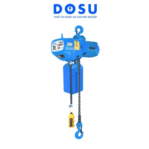 Pa lăng xích điện DOSU KKBB01-02 380V 1 tấn cố định