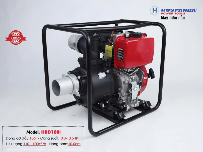 Máy Bơm Dầu Huspanda HBD100i (10Hp - 10.5Hp) - Ảnh 1
