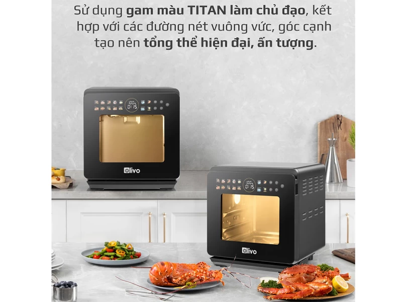 Nồi chiên hấp đa năng Olivo SF1600 - 16 lít - Ảnh 10