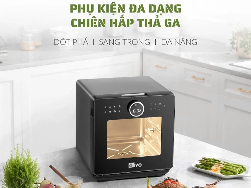 Nồi chiên hơi nước Olivo SF16 Pro - Ảnh 2