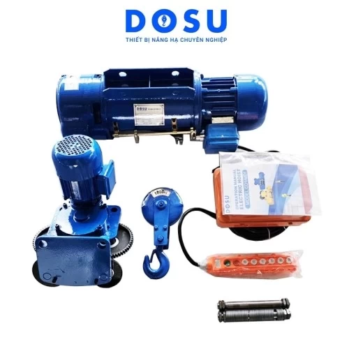 Pa lăng cáp điện DOSU CD1-10 12m 10 tấn 380V